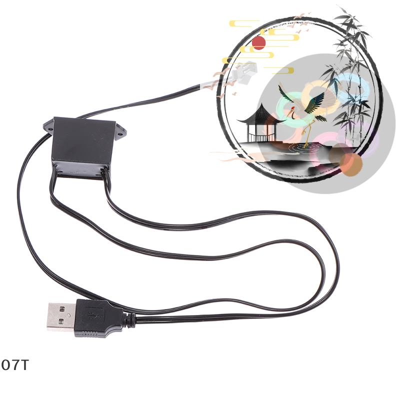 Controller Adapter Usb - 5V USBアダプタードライバー：1-5M ELワイヤー電気発光ライトコントローラーインバーター