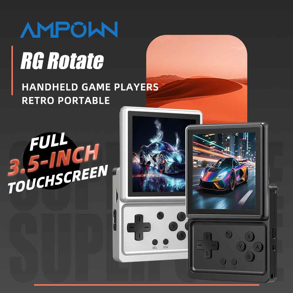 Retro Gaming Handhelds - ANBERNIC RG ロータブルAndroid携帯ゲーム機 3.5インチIPSレトロゲームエミュレーター WiFi Bluetooth