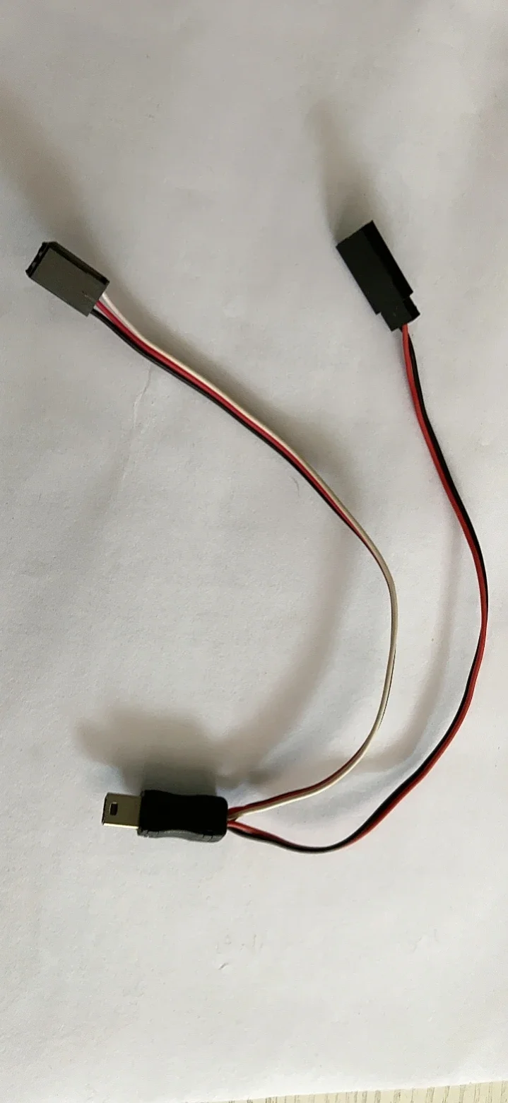 Controller Adapter Usb - FPV AVミニUSB出力ケーブル電源（JR Futabaサーボ）ワイヤーアダプター GoPro Hero、runcam 2、スポーツカメラ、RCカー、ジンバル、VTX用