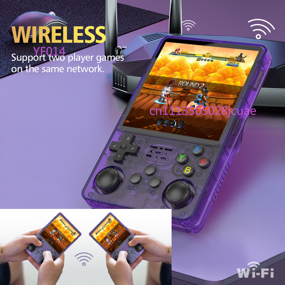 Retro Gaming Handhelds - R36Plus オープンソース携帯ゲーム機 4インチIPS HDスクリーン デュアルシステム レトロポータブルゲームデバイス