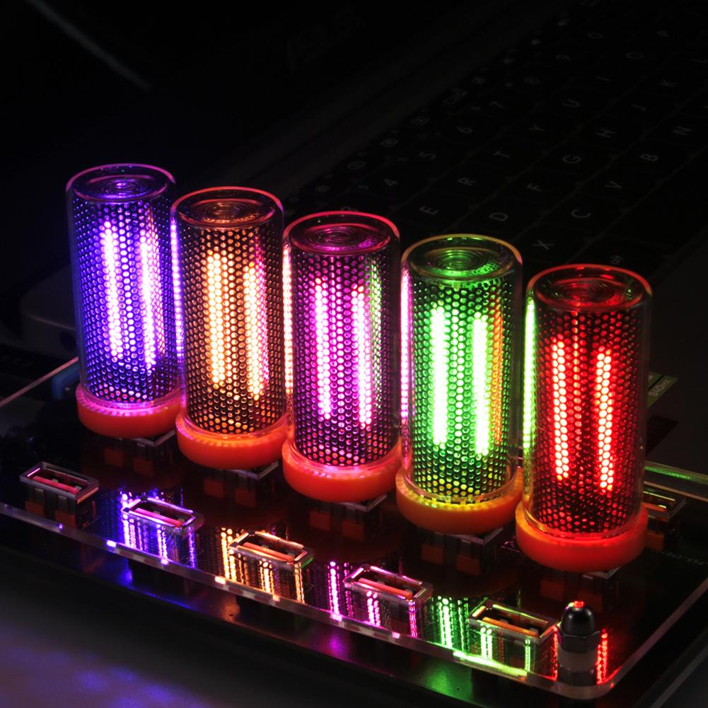 Retro Gaming Youtube - RGB LED ニキシー管ライト レトロ USB 装飾ランプ