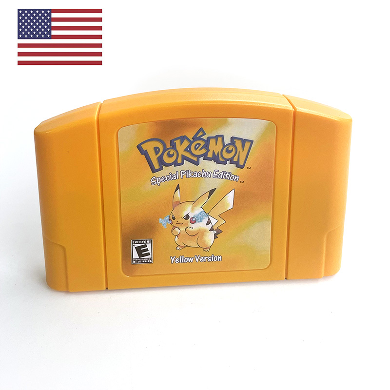 Retro Gaming Handhelds - アメリカ版 NTSC 英語版 ポケモン イエロー N64