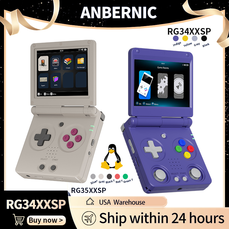 Anbernic RG34XXSP RG35XXSP フリッ - Retro Gaming La のレビューと価格