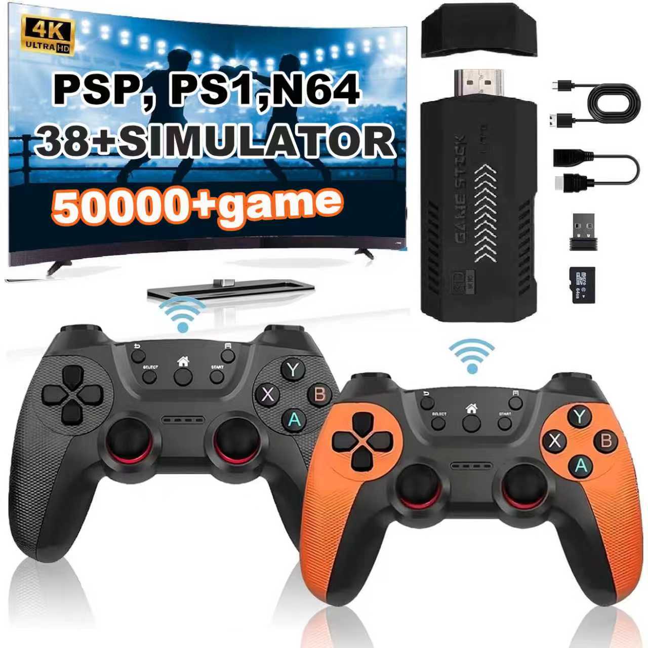 X2Pro TVゲームスティック 4K HDビデオハンドルゲ - Retro Gaming Game Stick のレビューと価格