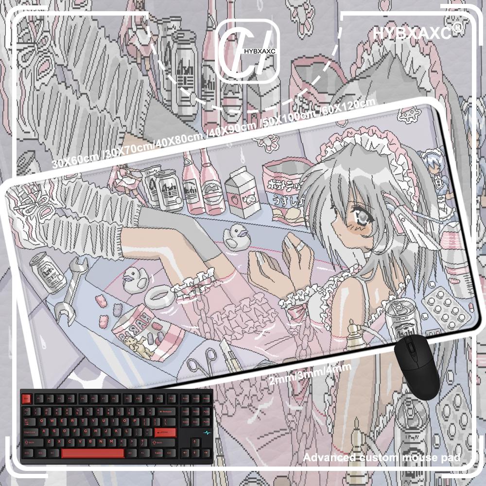 ピクセルアート アニメガール マウスパッド - ゲームやレト - Retro Gaming Desk Setup のレビューと価格