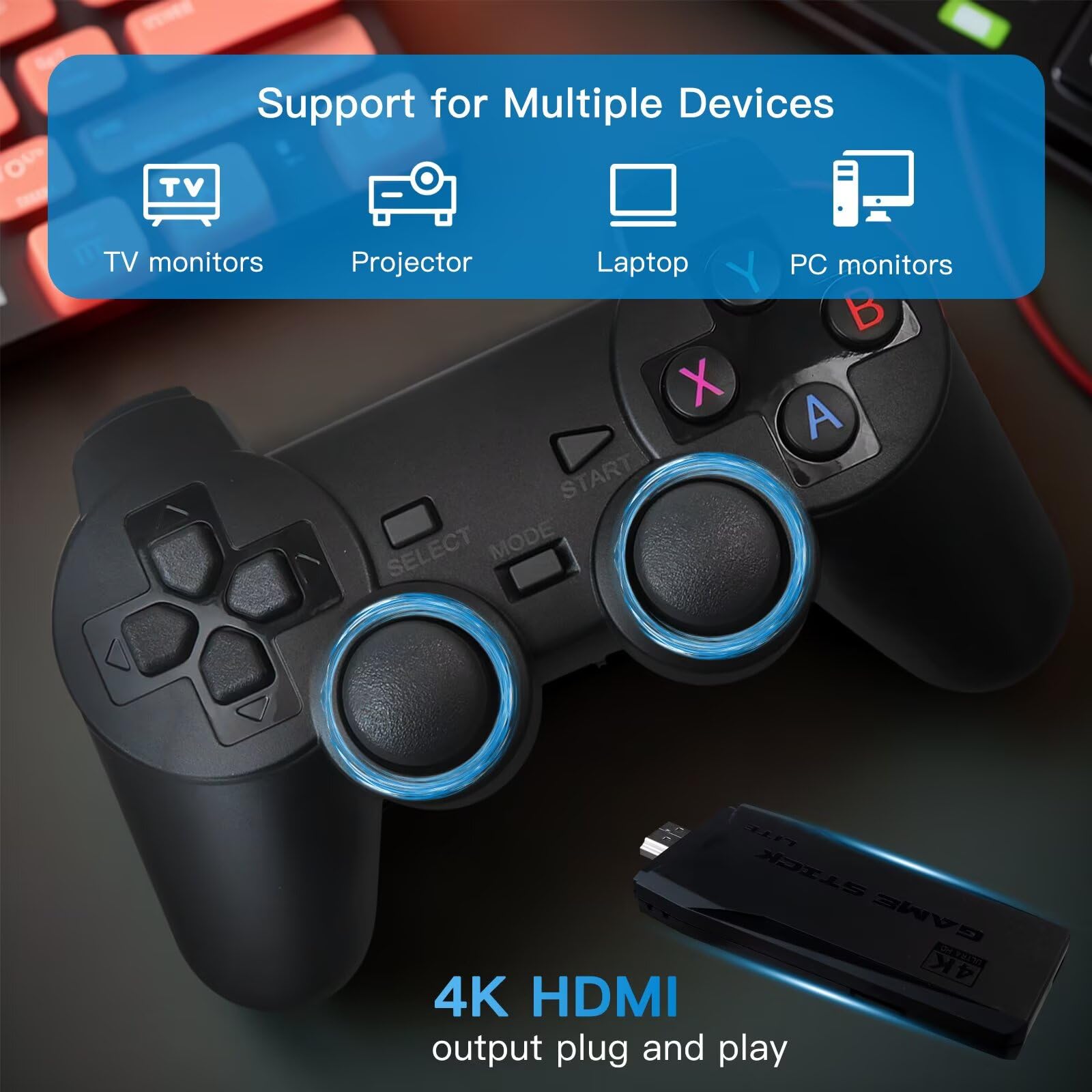 レトロビデオゲームコンソール 4K ゲームスティック TV  - Retro Gaming Mister のレビューと価格