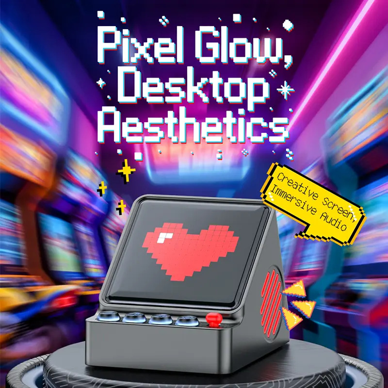 レトロピクセルアートプログラマブルLEDディスプレイポータブ - Retro Gaming Desk Setup のレビューと価格
