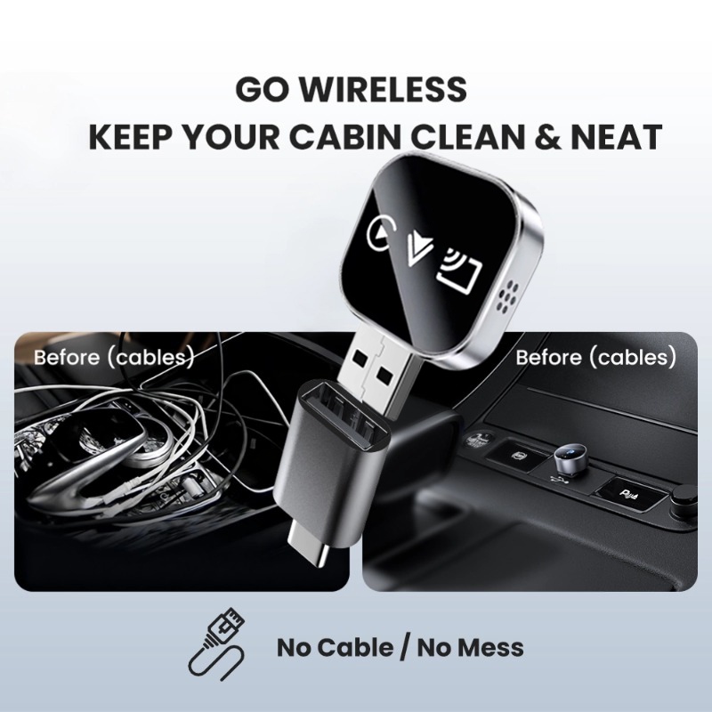 Getpairr ワイヤレスCarPlay & Androi - Controller Adapter Usb のレビューと価格