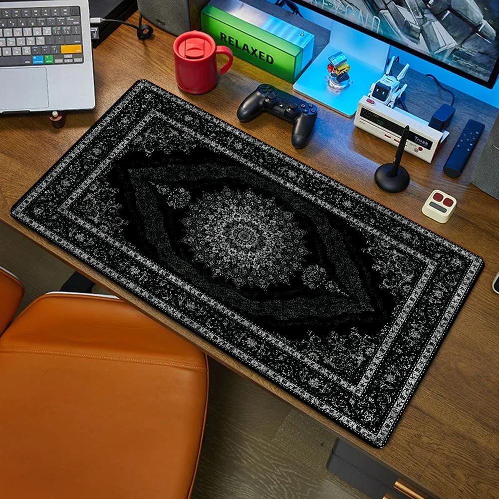 新しい黒ペルシャ絨毯神秘的なレトロマウスパッド Pc ゲーマ - Retro Gaming La のレビューと価格