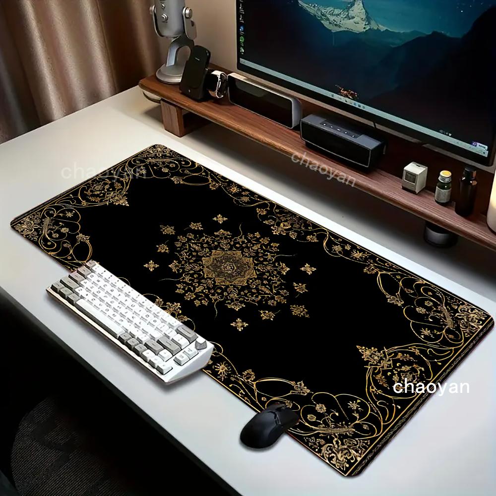 新しい黒ペルシャ絨毯神秘的なレトロマウスパッド Pc ゲーマ - Retro Gaming La のレビューと価格