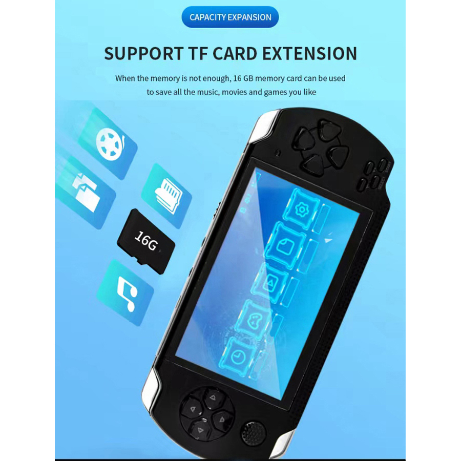 ハンドヘルドポータブルレトロビデオゲームコンソール子供用ビデ - Retro Gaming X6 のレビューと価格