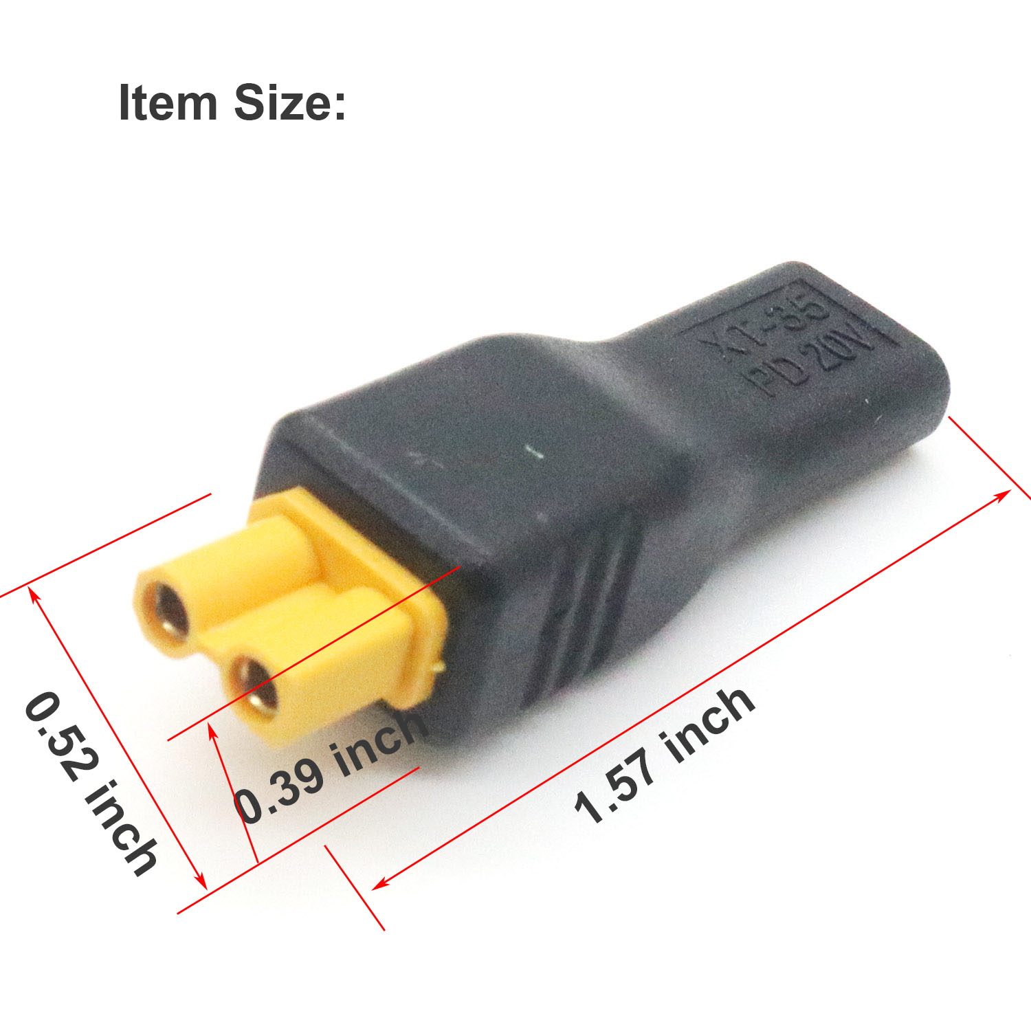 1個 USB Type-Cメス入力 - XT30メス出力 電 - Controller Adapter Usb のレビューと価格