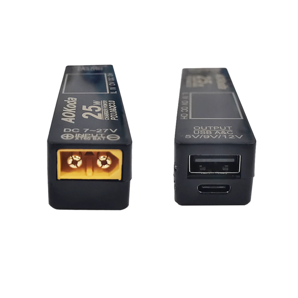 AOKoda XT60 から PD3.0 リポバッテリー急速 - Controller Adapter Usb のレビューと価格