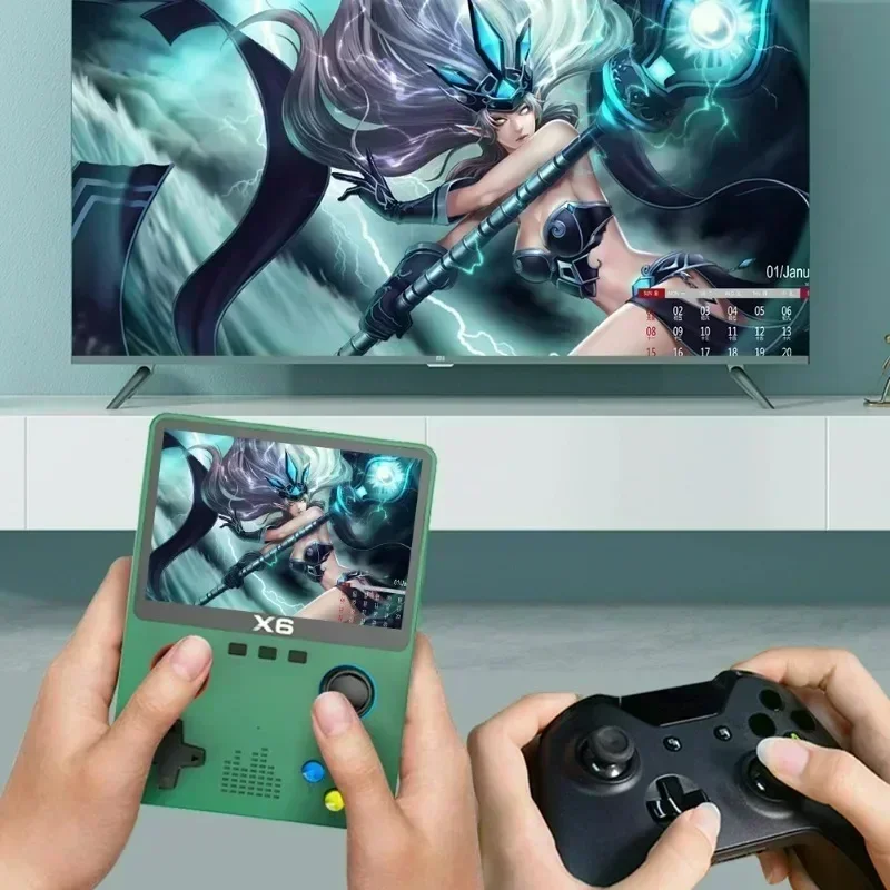 3.5/4インチIPSスクリーンX6レトロポータブルハンドヘ - Retro Gaming X6 のレビューと価格