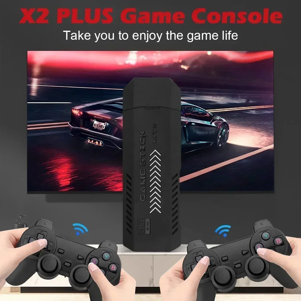 X2Plus レトロ4K 3D HDゲームスティック テレビ - Retro Gaming Game Stick のレビューと価格