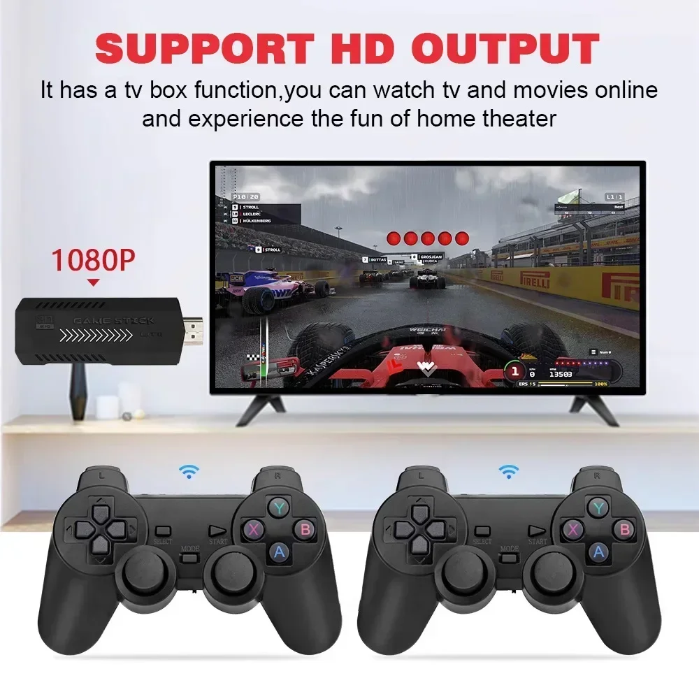 X2Plus レトロ4K 3D HDゲームスティック テレビ - Retro Gaming Game Stick のレビューと価格