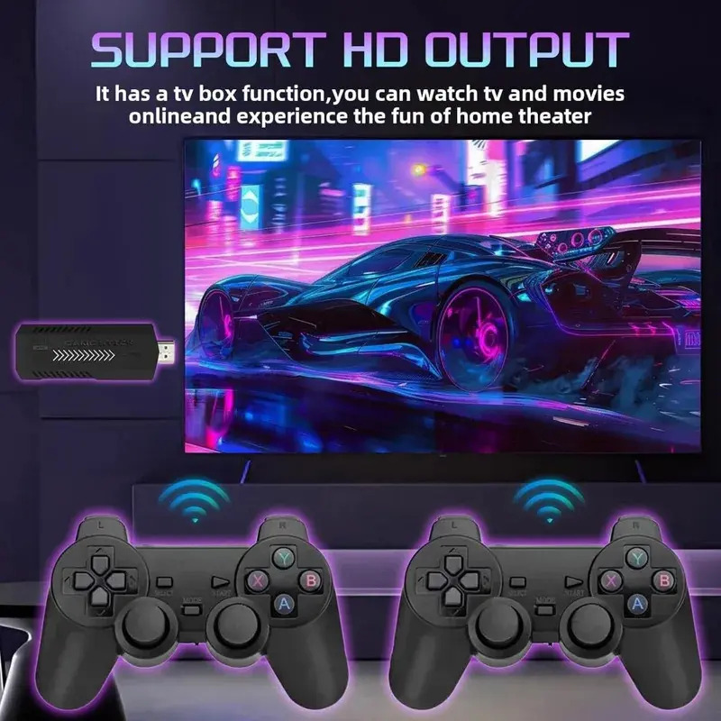 X2 PLUS レトロゲームコンソール 64G 4K HD  - Retro Gaming Game Stick のレビューと価格