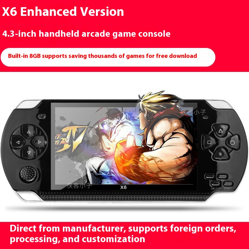 PSP 3000 X6 コンソール 12種類のシミュレーター - Retro Gaming X6 のレビューと価格