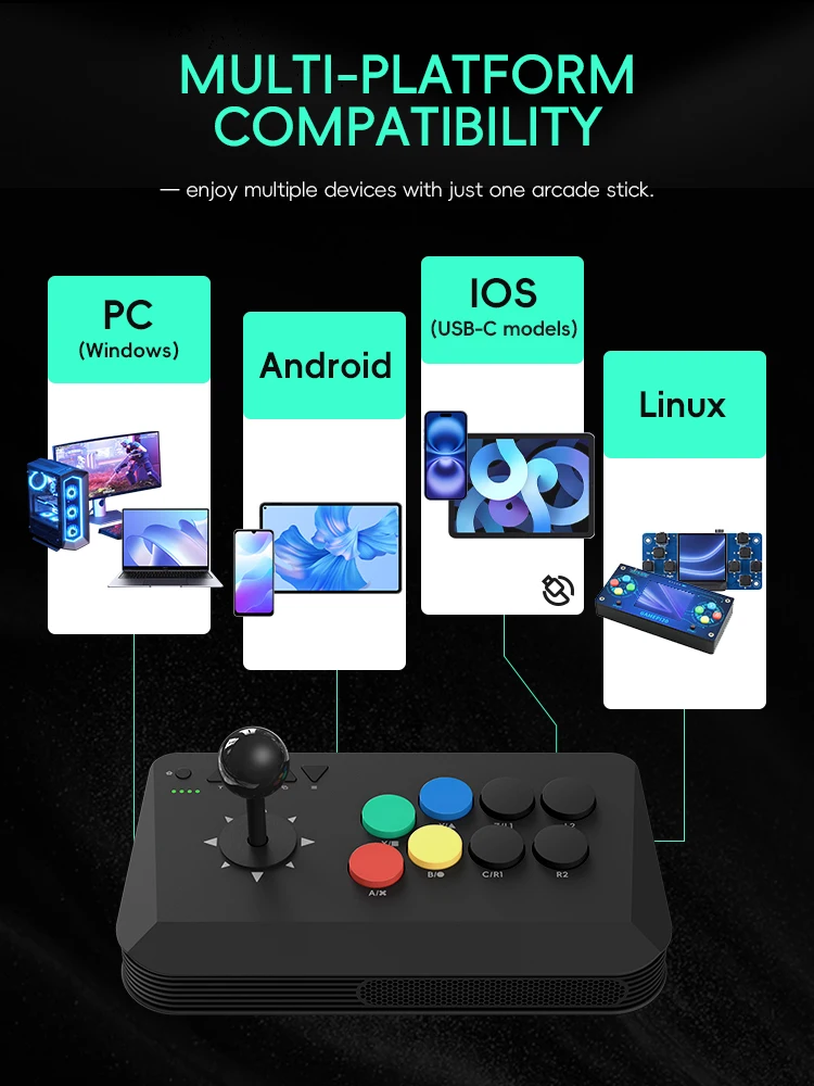 ワイヤレス Y3A Max アーケードスティック ファイトジ - Retro Gaming Game Stick のレビューと価格