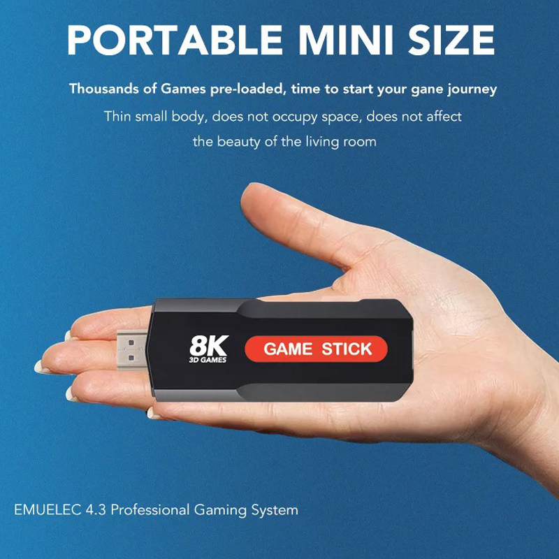 X2ゲームスティックHD 4K 8K 3Dコンソール デュア - Retro Gaming Game Stick のレビューと価格