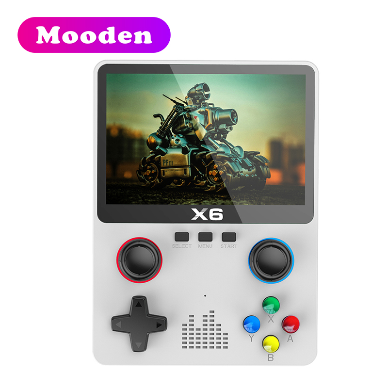 L X6 ポータブルハンドヘルドゲームプレーヤー 3.5イン - Retro Gaming X6 のレビューと価格