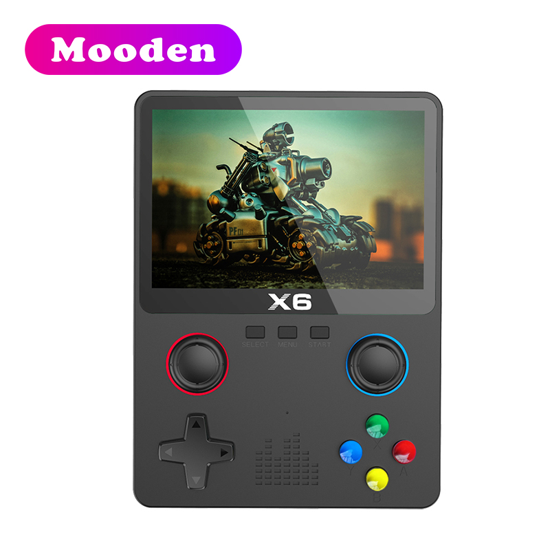 L X6 ポータブルハンドヘルドゲームプレーヤー 3.5イン - Retro Gaming X6 のレビューと価格