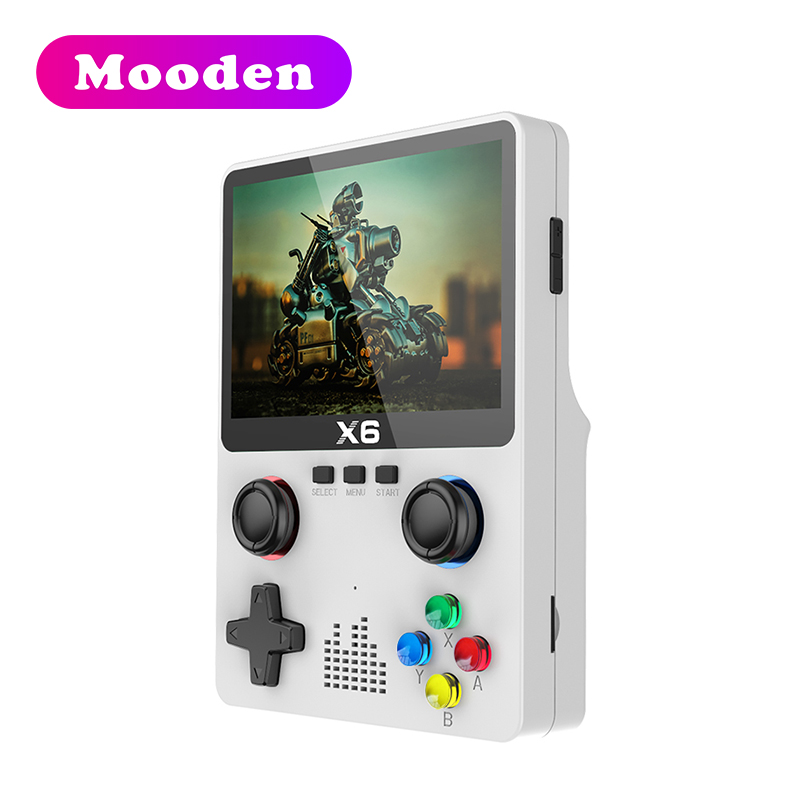 L X6 ポータブルハンドヘルドゲームプレーヤー 3.5イン - Retro Gaming X6 のレビューと価格