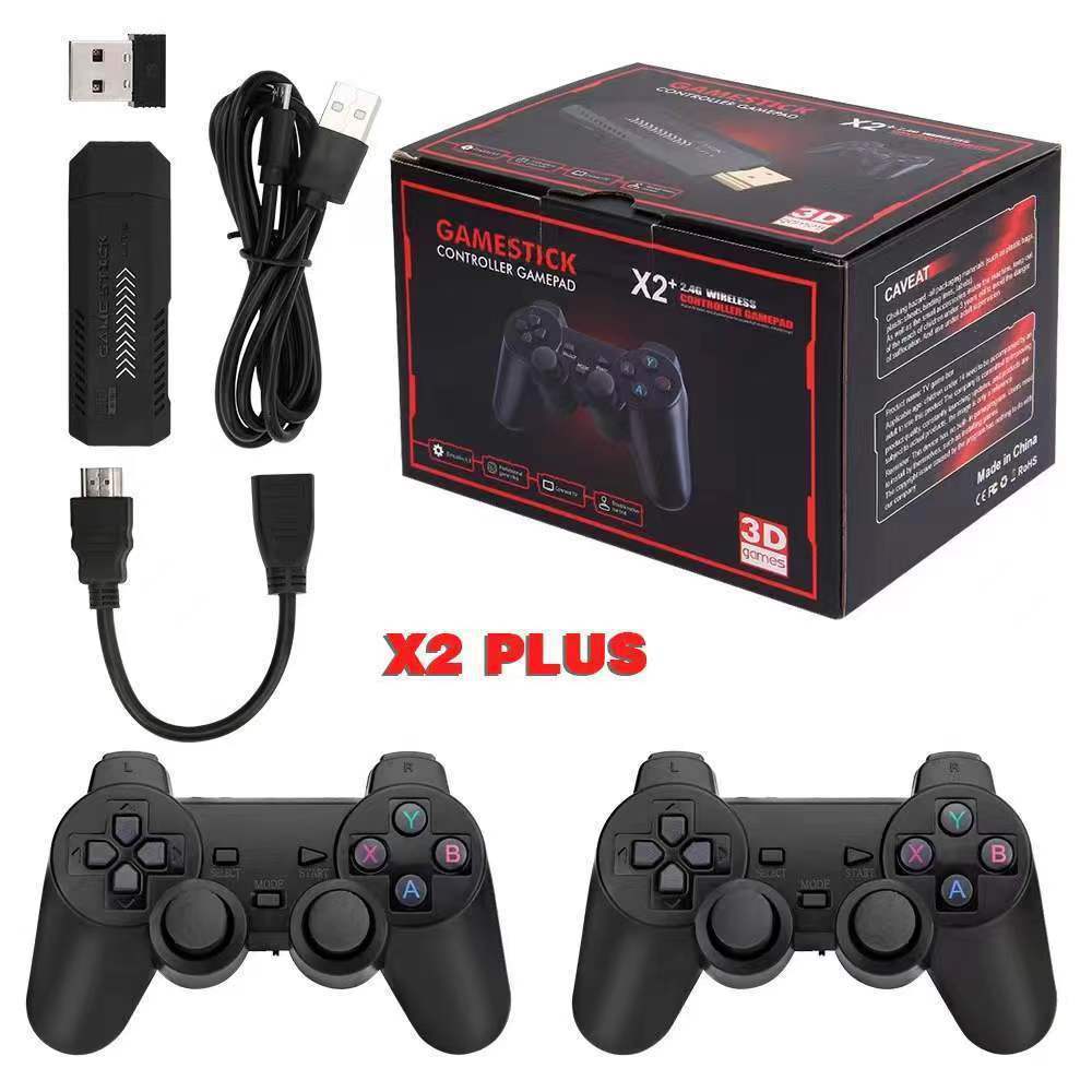 X2 レトロビデオゲームコンソール 2.4G ワイヤレスデュ - Retro Gaming Game Stick のレビューと価格