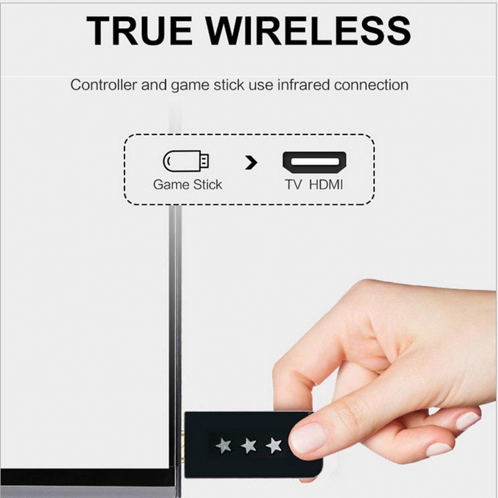 ワイヤレス家庭用テレビゲームコンソール,高解像度,レトロ,H - Retro Gaming Hdmi Stick のレビューと価格