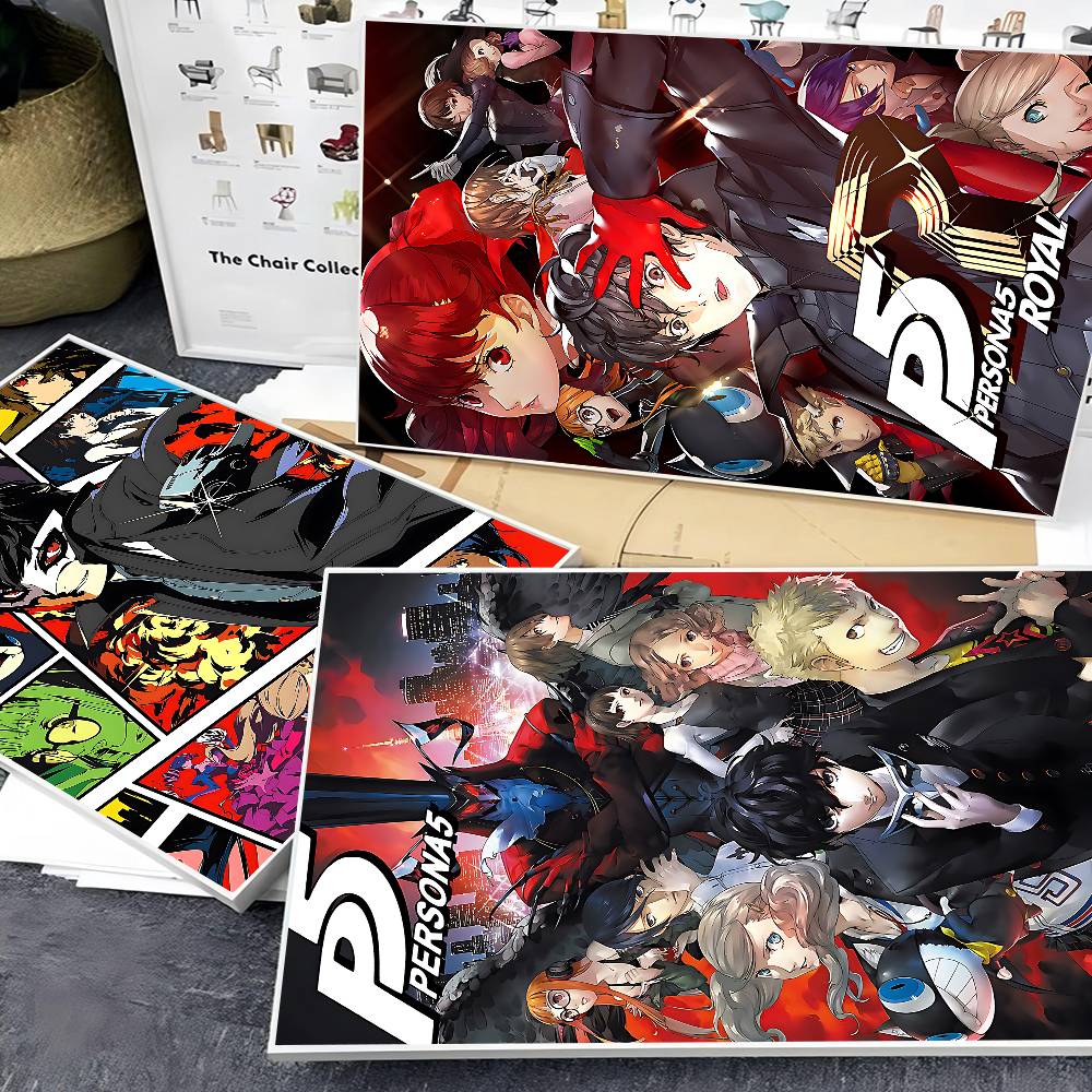 ホットビデオゲーム P-Persona 5 ゲームアニメポス - Retro Gaming Wallpaper のレビューと価格