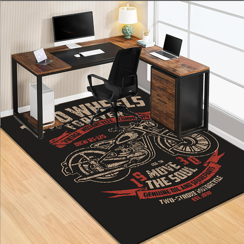 バイクをテーマにしたデスクマット、ゲーミングセットアップ用、 - Retro Gaming Desk Setup のレビューと価格