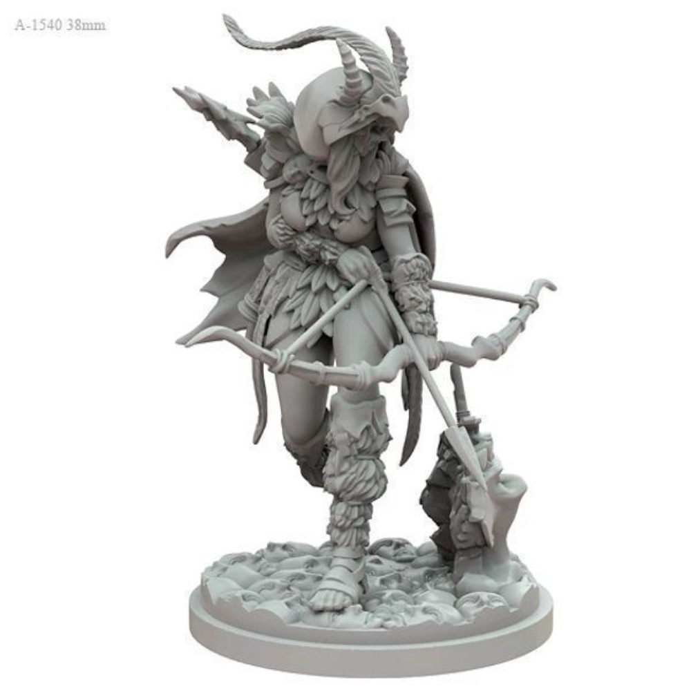 38 ミリメートル樹脂ミニチュアフィギュア女性バイキングアー - Retro Gaming Years のレビューと価格